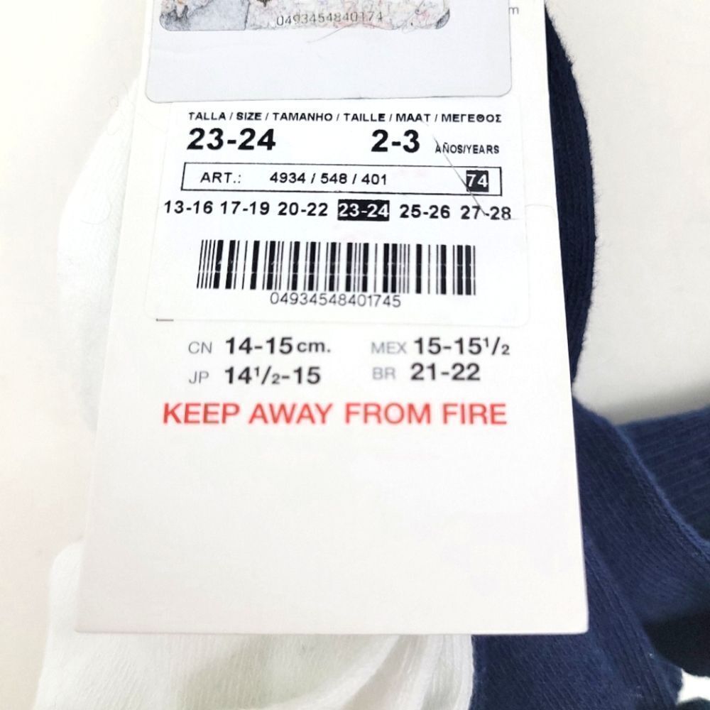 ZARA boys crew socks 2-3yo - Picture 3 of 3